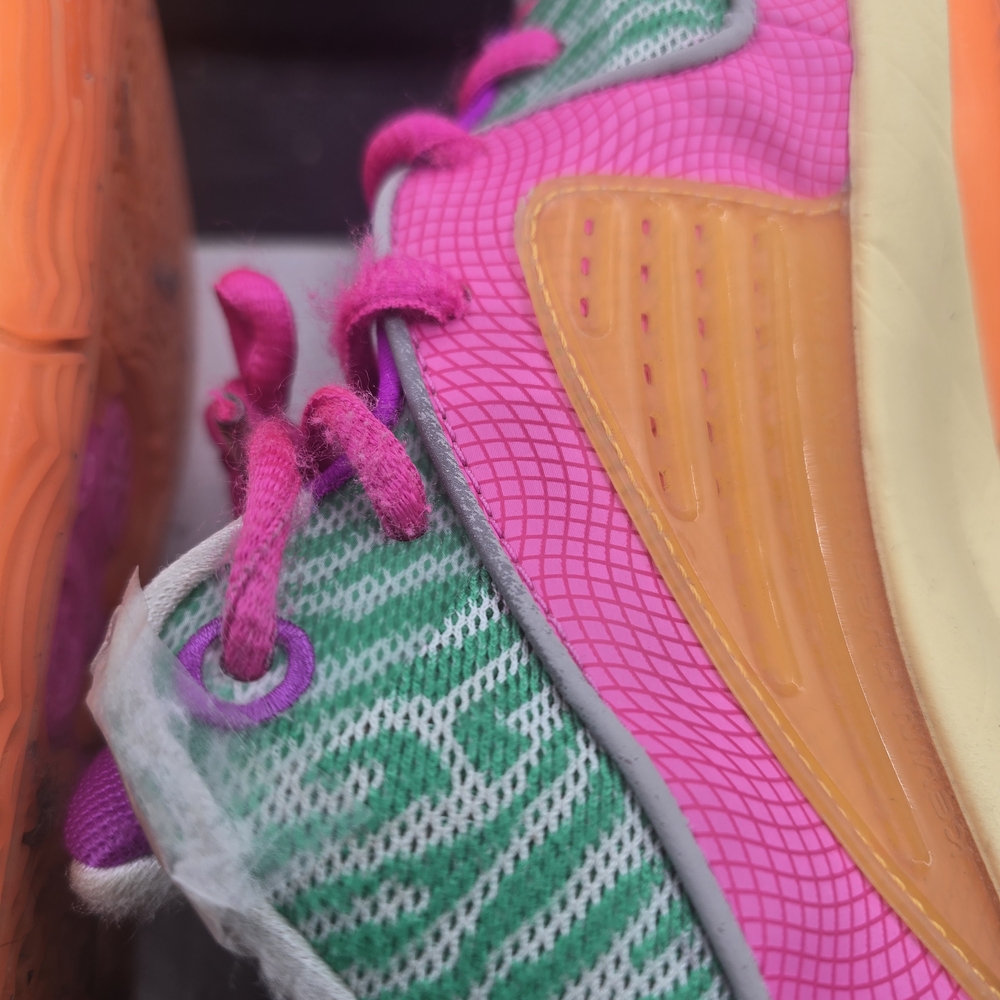 Nike Pink and Green Women's Athletic Shoes